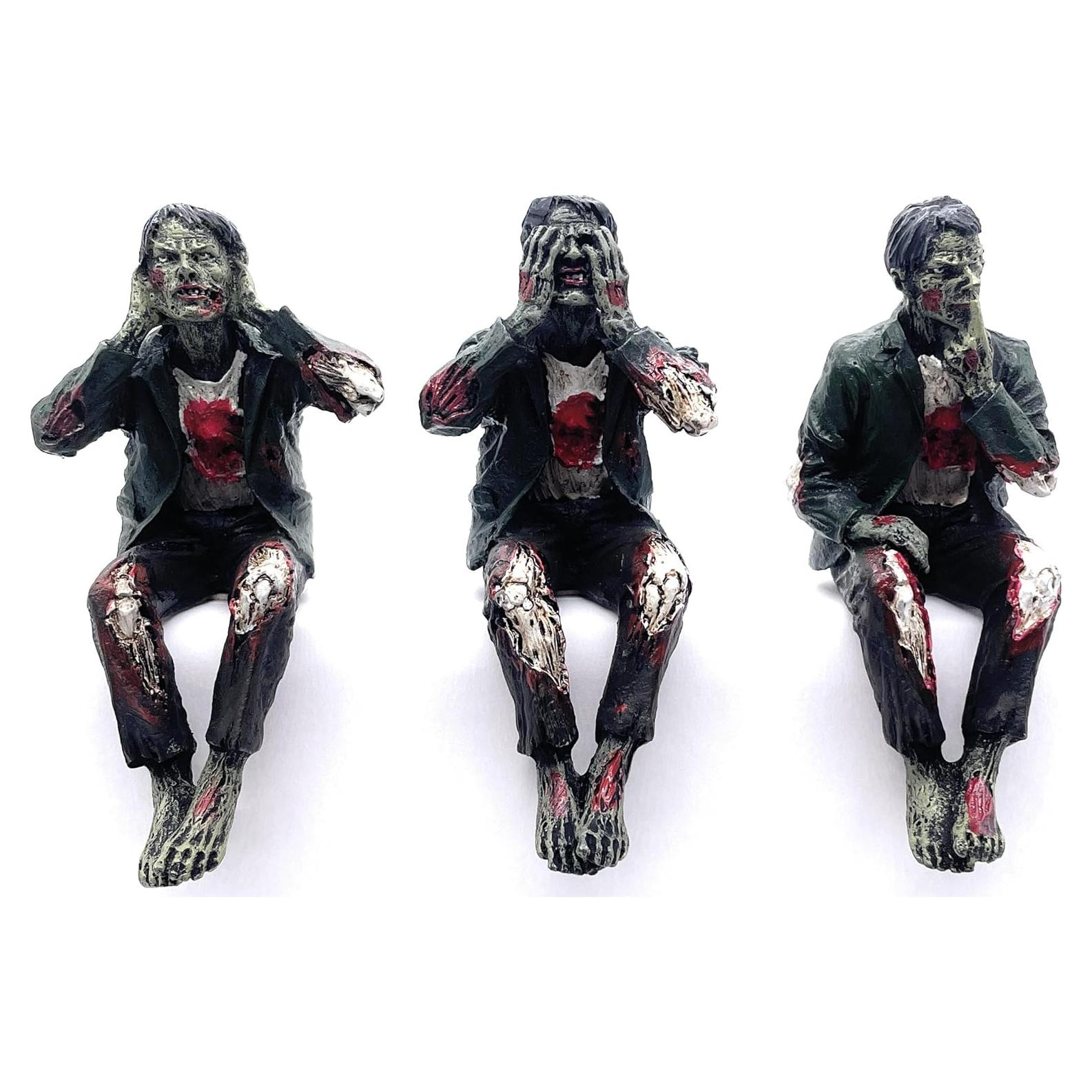 Figuritas de Zombie RUSTIX Walking Dead - Adornos de Horror 10.16 cm