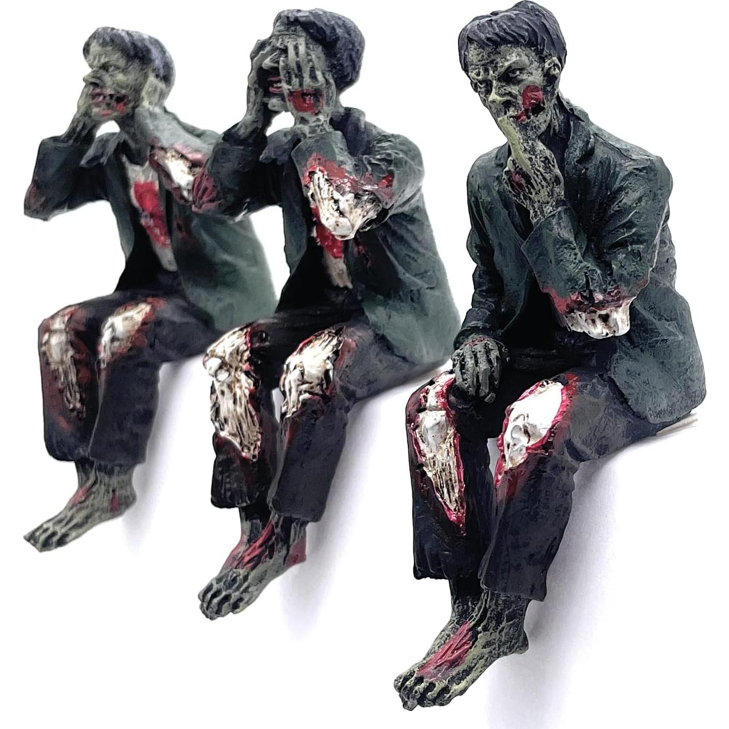 Figuritas de Zombie RUSTIX Walking Dead - Adornos de Horror 10.16 cm