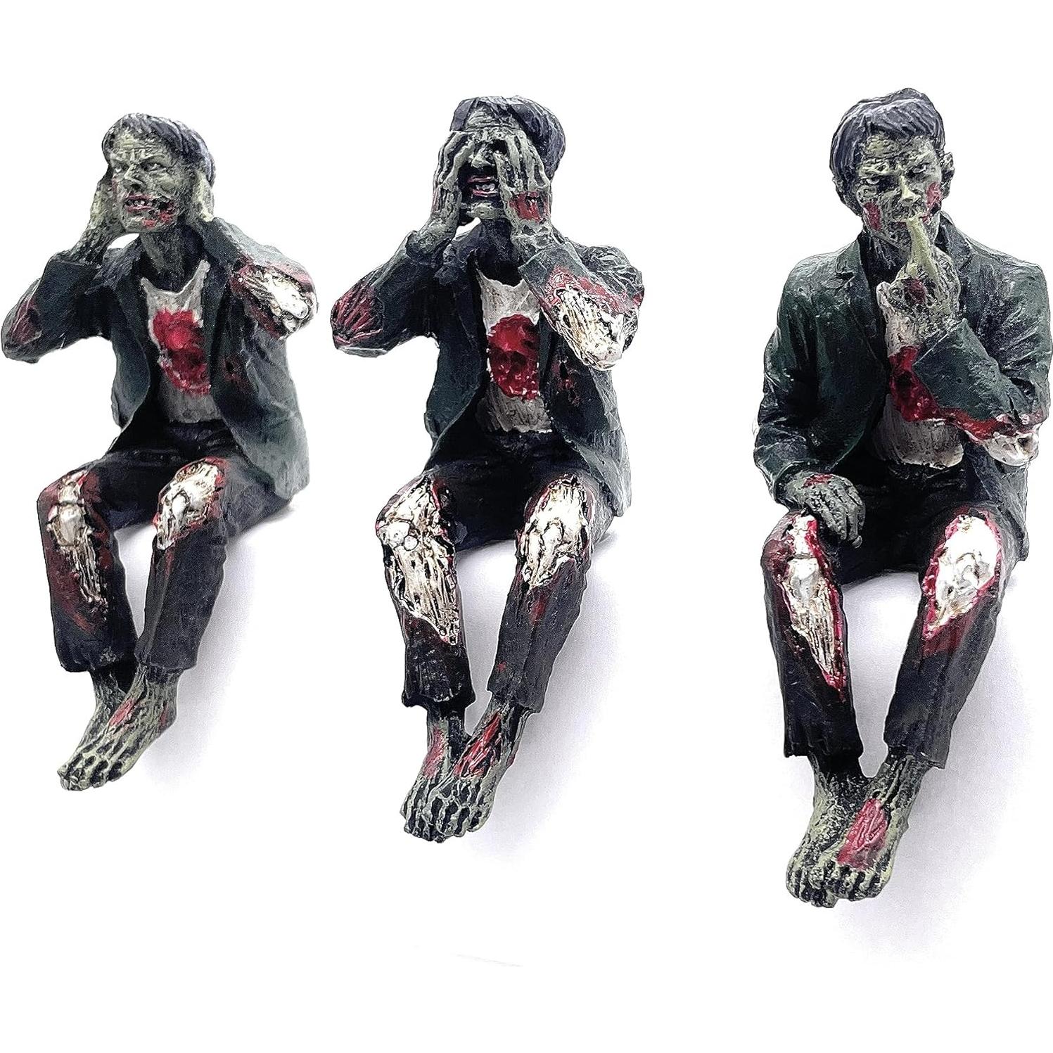 Figuritas de Zombie RUSTIX Walking Dead - Adornos de Horror 10.16 cm