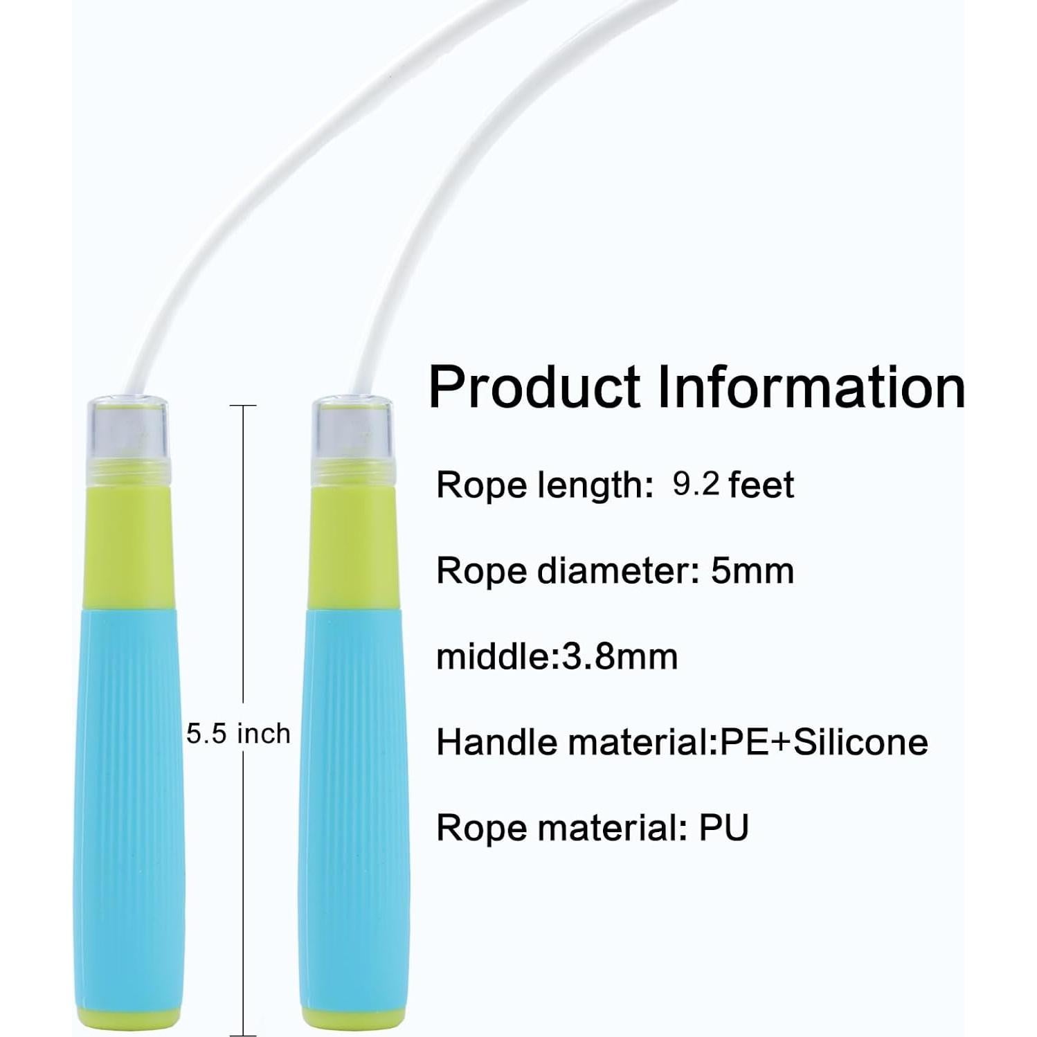 Cuerda de Saltar Ajustable Gaoykai para Niños y Adultos