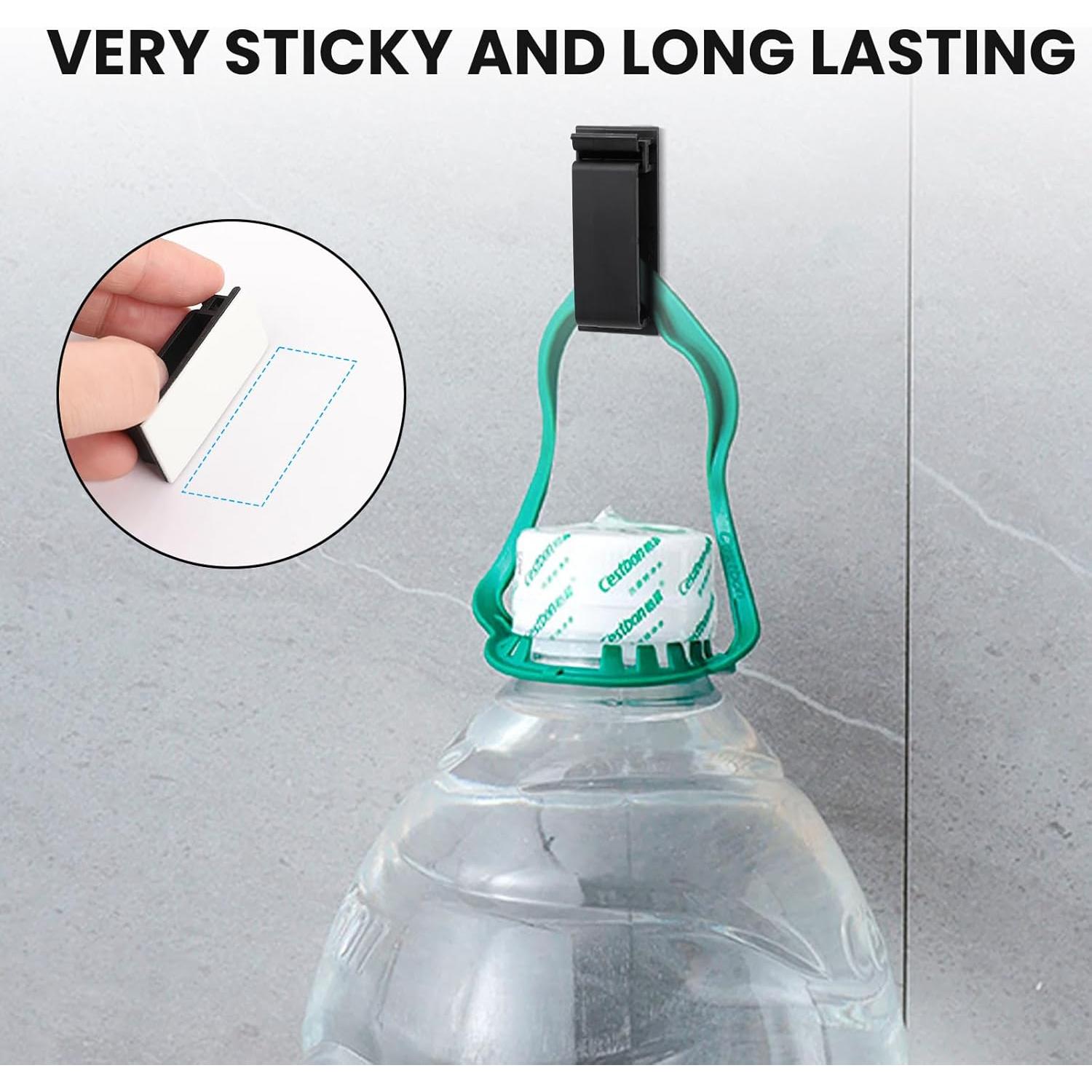 Clip de Gestión de Cables Adhesivo Tezop 20 Pcs Negro