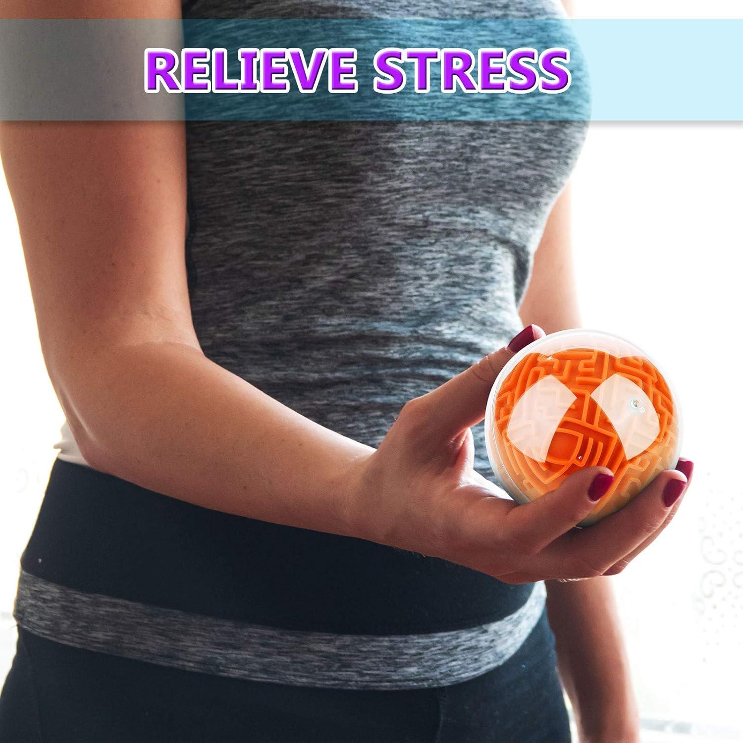 Sumind 4 Piezas Juego de Laberinto 3D para Adultos y Niños