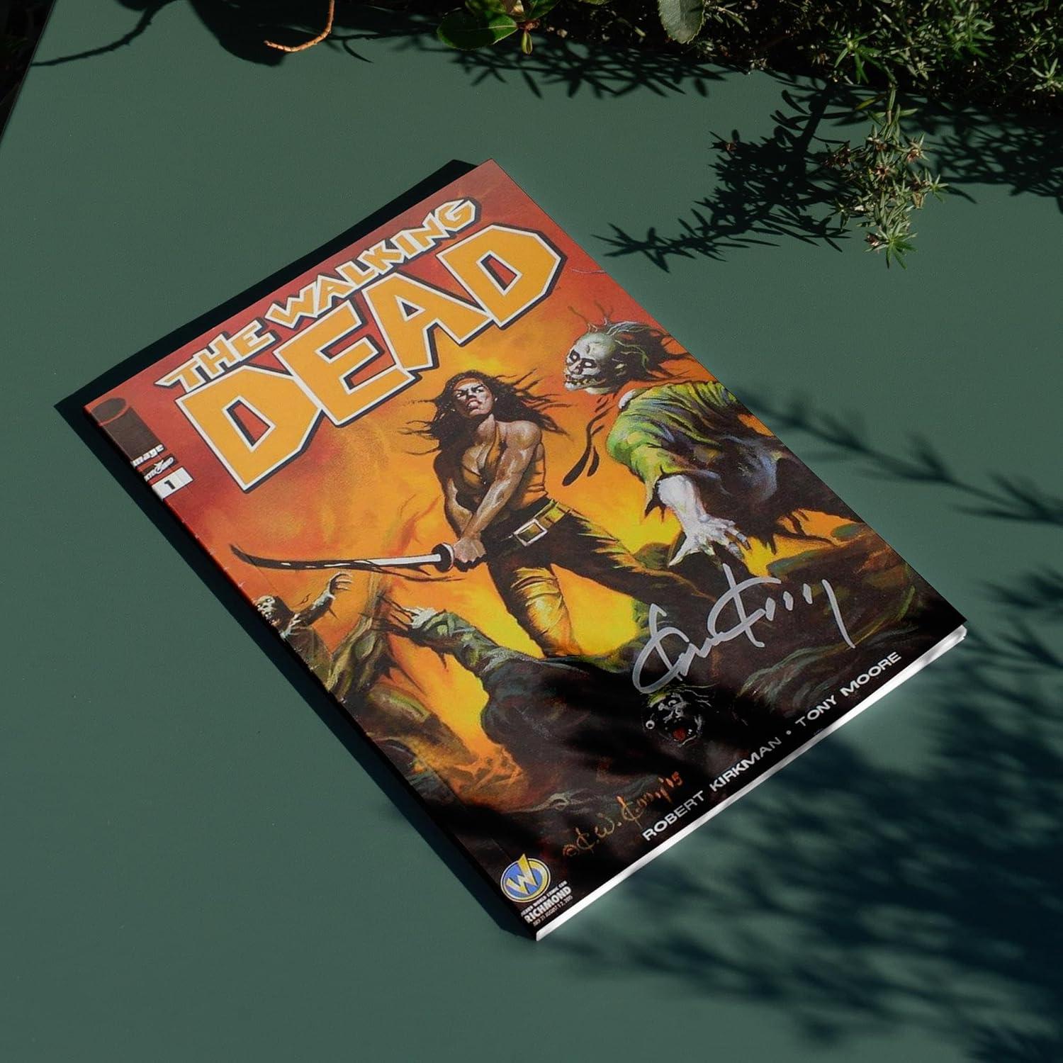Cómic The Walking Dead #1 Toynk Cubierta Firmada Ken Kelly