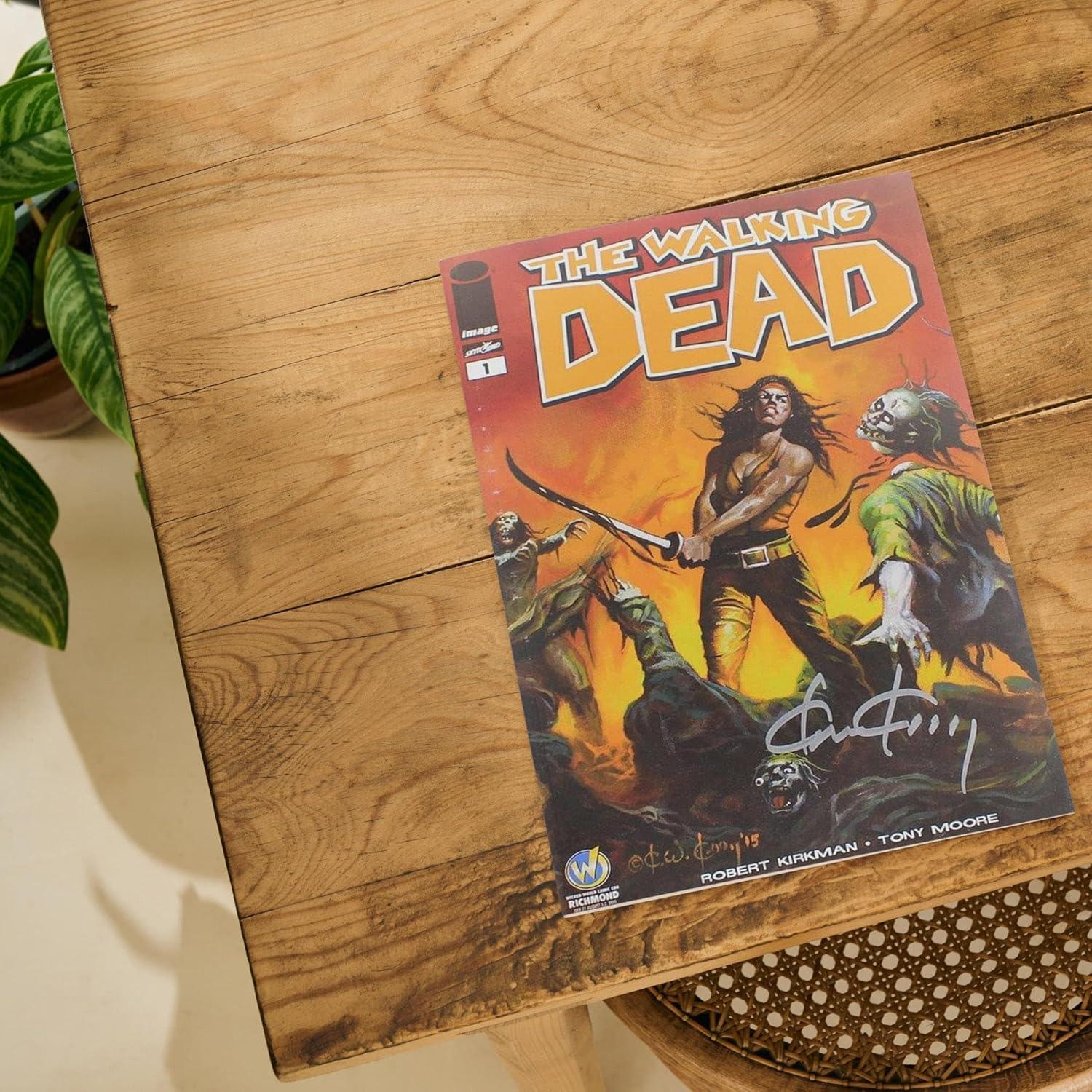 Cómic The Walking Dead #1 Toynk Cubierta Firmada Ken Kelly