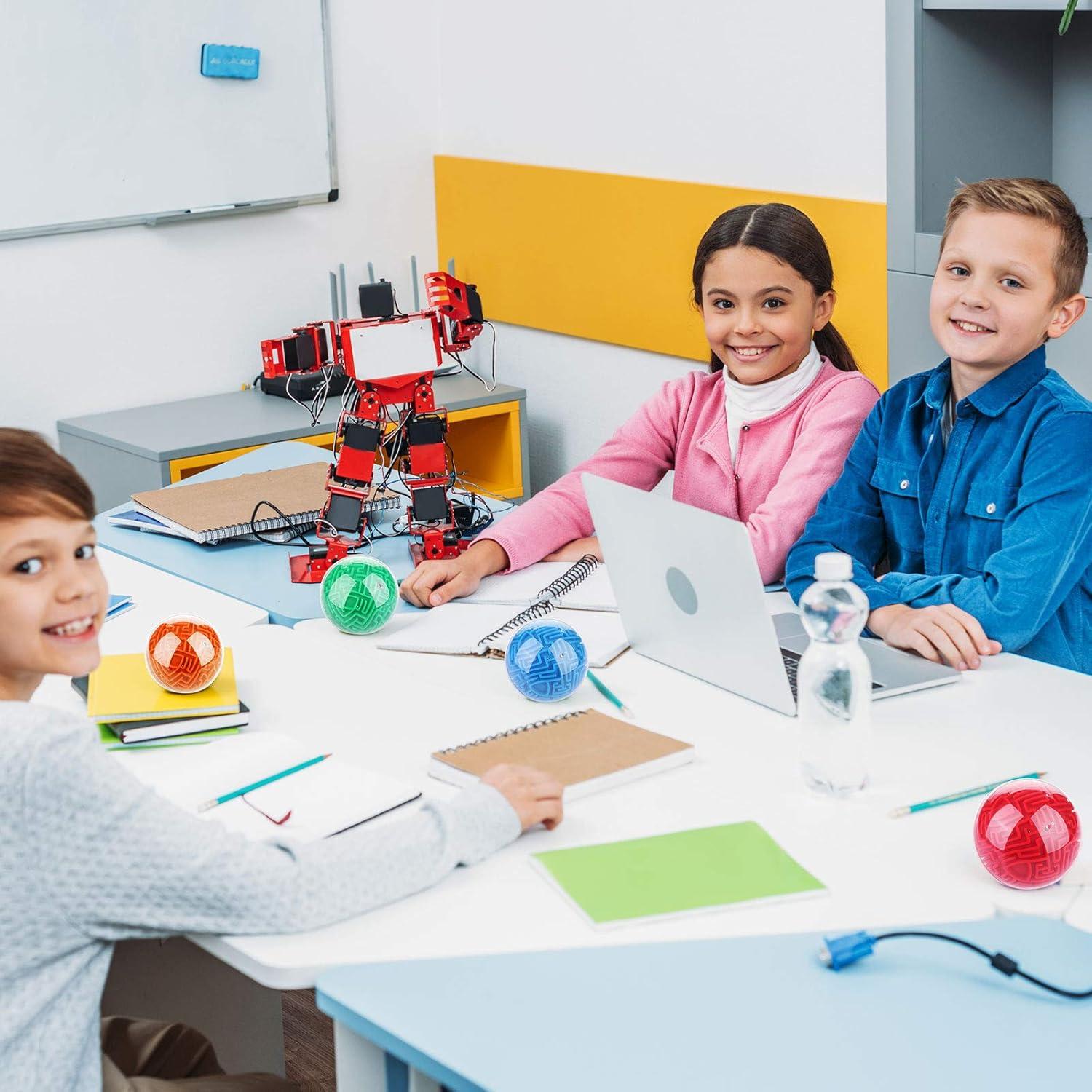 Sumind 4 Pzs Puzzle Laberinto 3D Juguete Educativo