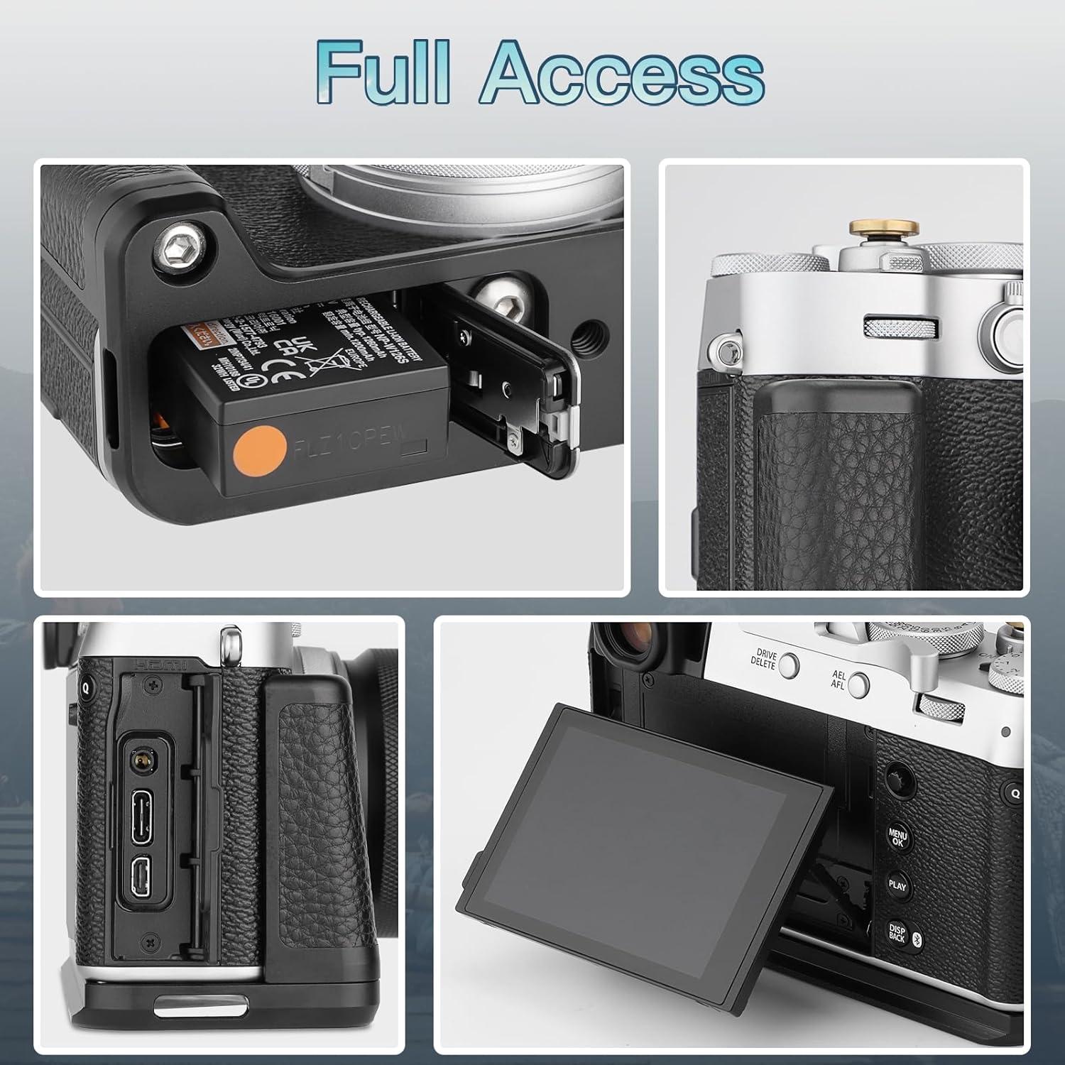 Mango de Agarre Haoge HG-XVIB para Fujifilm X100VI - Aluminio