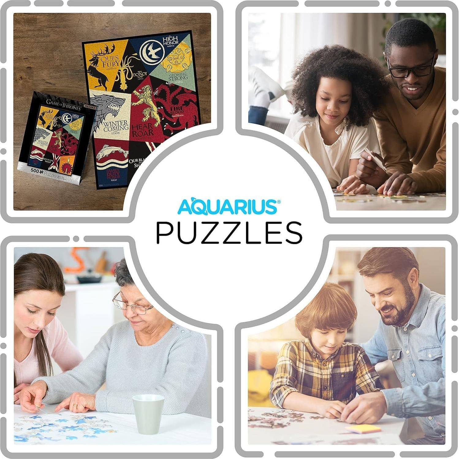 Rompecabezas 500 Piezas AQUARIUS Juego de Tronos Lema