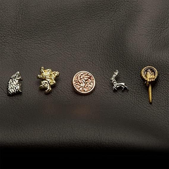 Juego de Pendientes Game of Thrones - 5 Pares de Casas