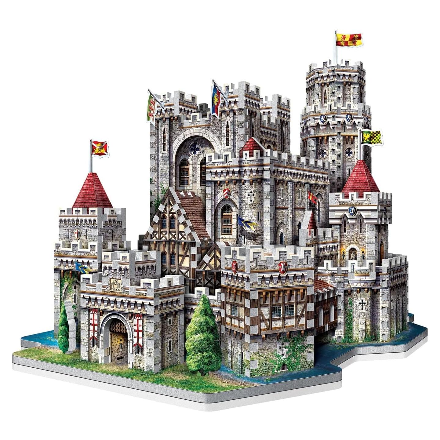 Rompecabezas 3D Wrebbit3D Camelot de Rey Arturo - 865 Piezas