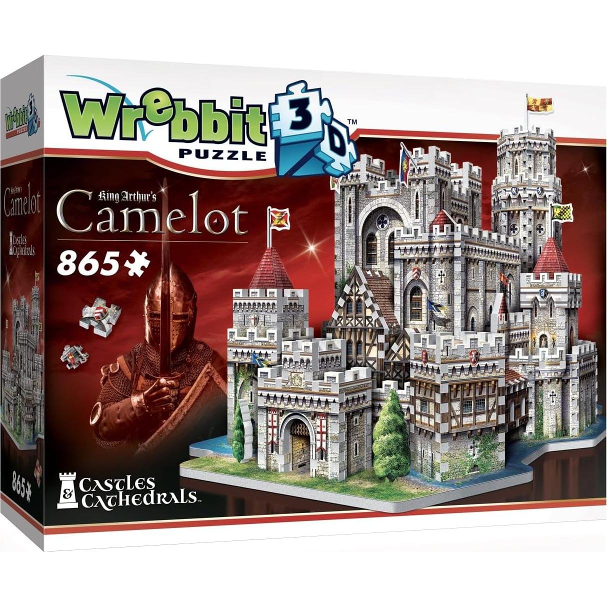Rompecabezas 3D Wrebbit3D Camelot de Rey Arturo - 865 Piezas