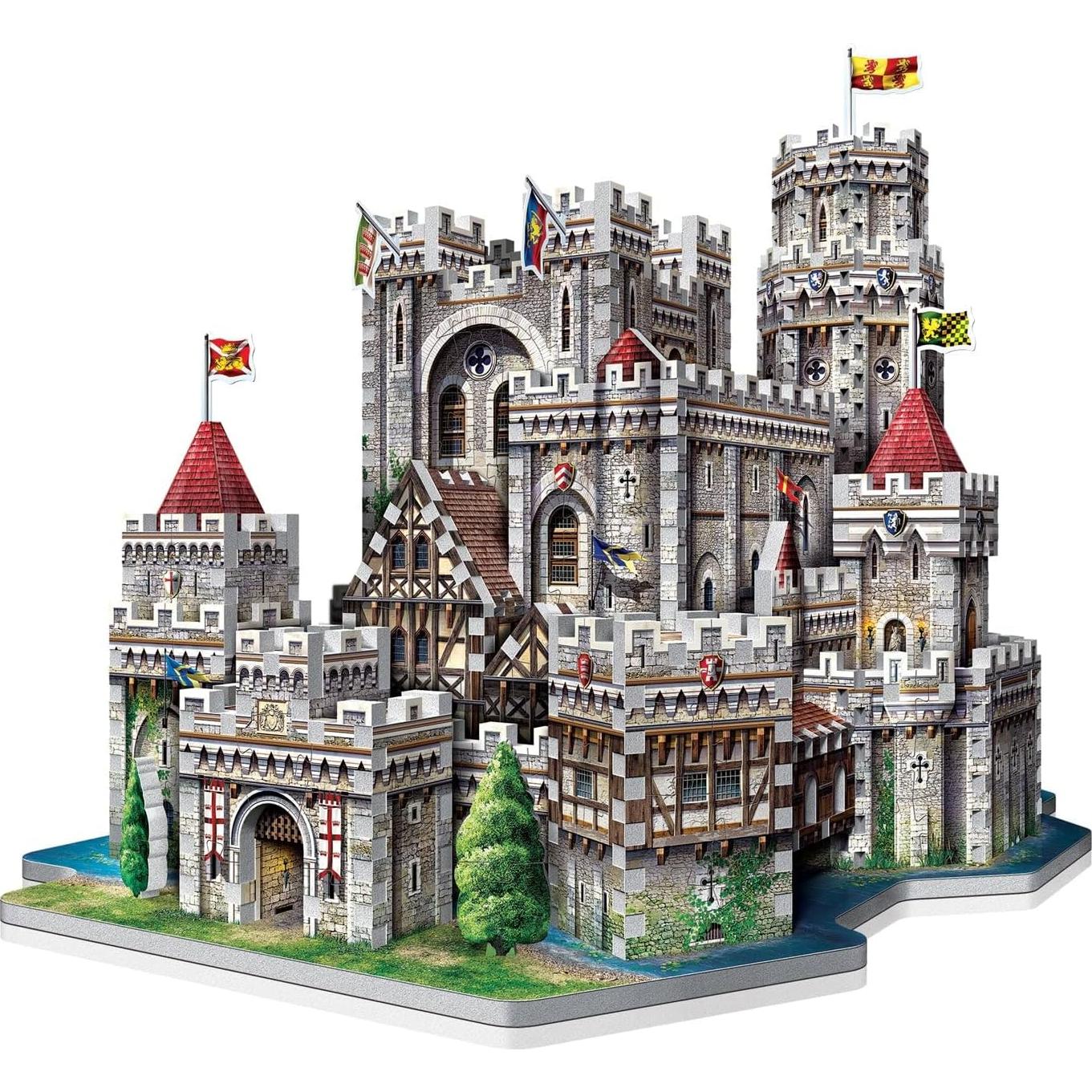 Rompecabezas 3D Wrebbit3D Camelot de Rey Arturo - 865 Piezas