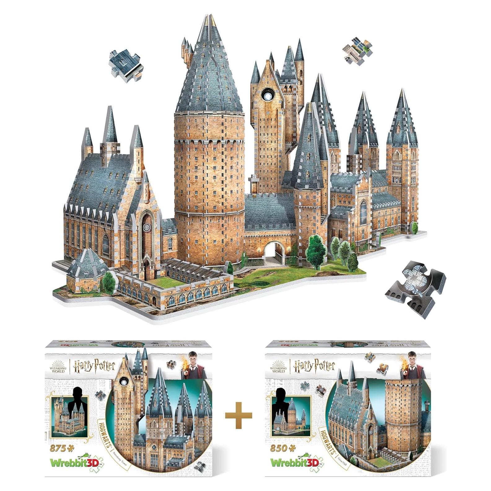 Rompecabezas 3D Wrebbit Harry Potter Castillo Hogwarts 1725 Piezas