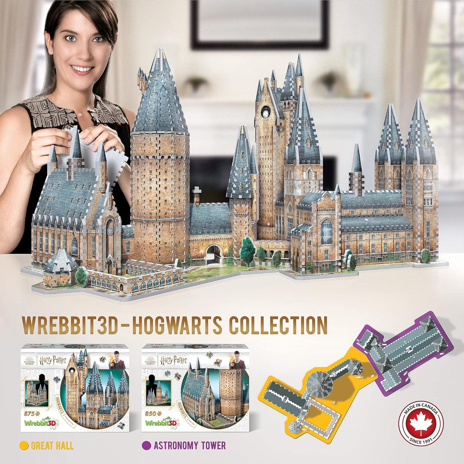 Rompecabezas 3D Wrebbit Harry Potter Castillo Hogwarts 1725 Piezas