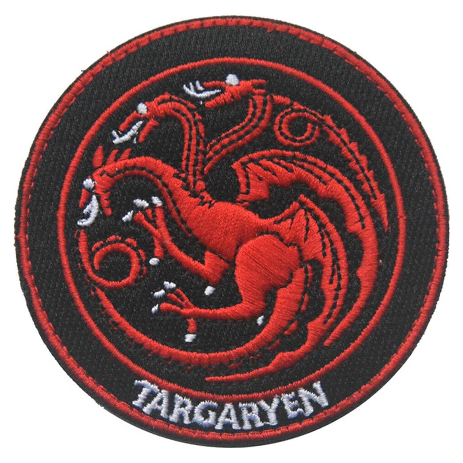 Parche Bordado Targaryen Juego de Tronos 12.45x9.14cm