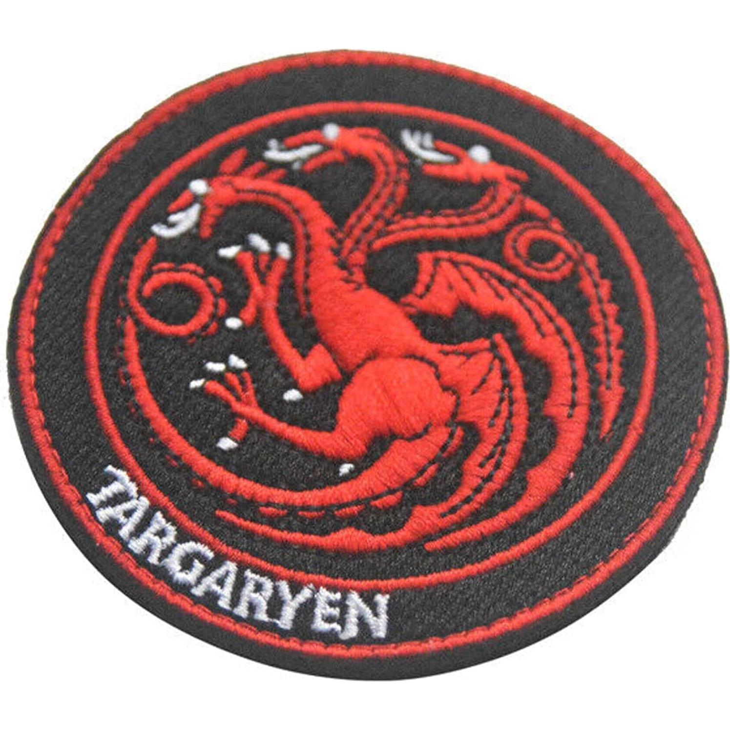 Parche Bordado Targaryen Juego de Tronos 12.45x9.14cm