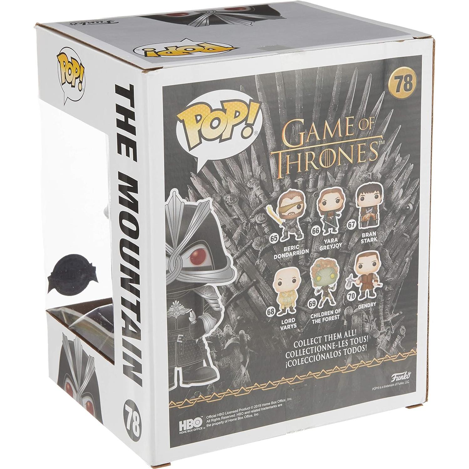 Funko Pop Juego de Tronos La Montaña 15 cm #78 Exclusivo