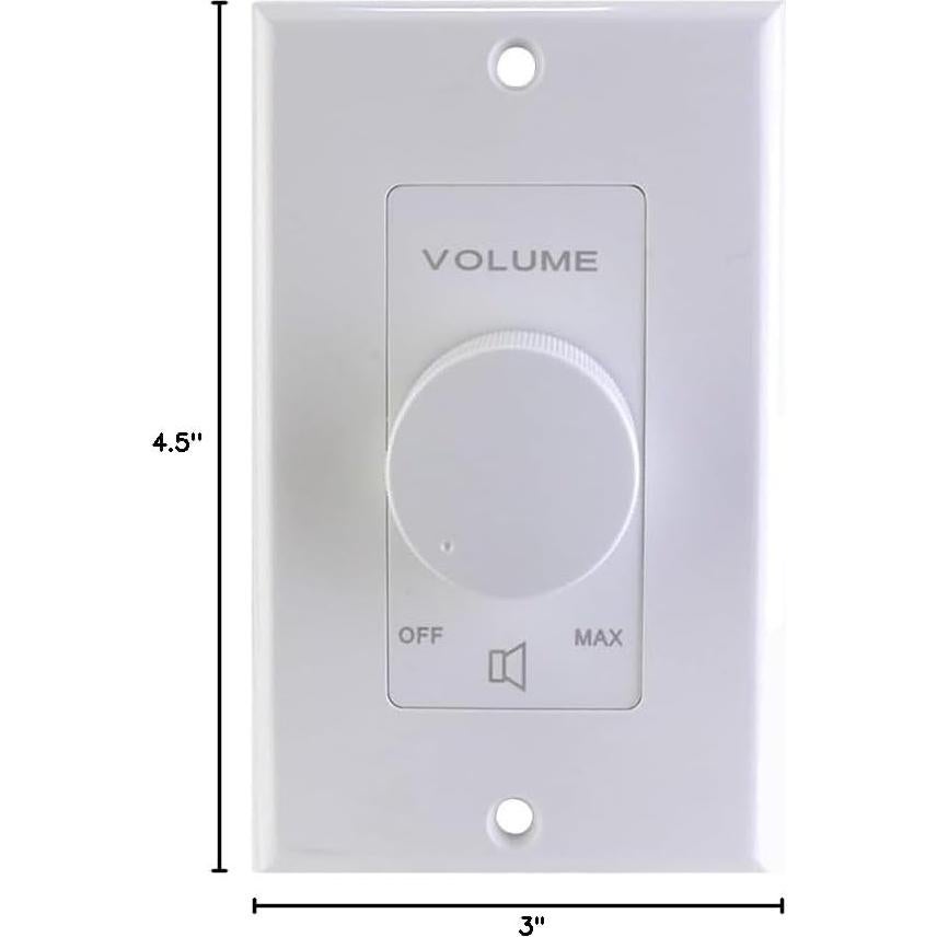 Control de Volumen Skywalker SAG4801 100W con Placas Blancas
