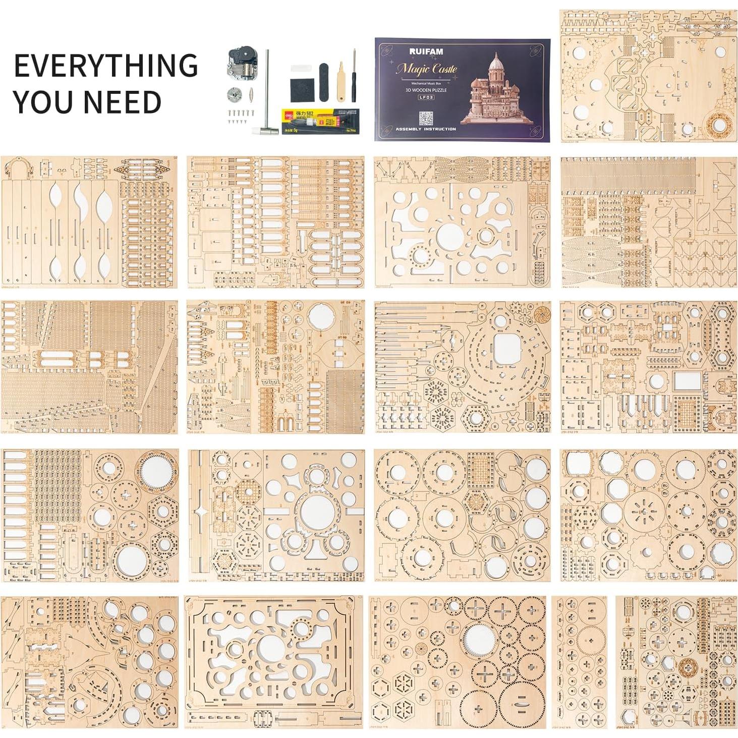 Puzzle 3D de Madera RUIFAM Castillo Encantado 1000 Piezas