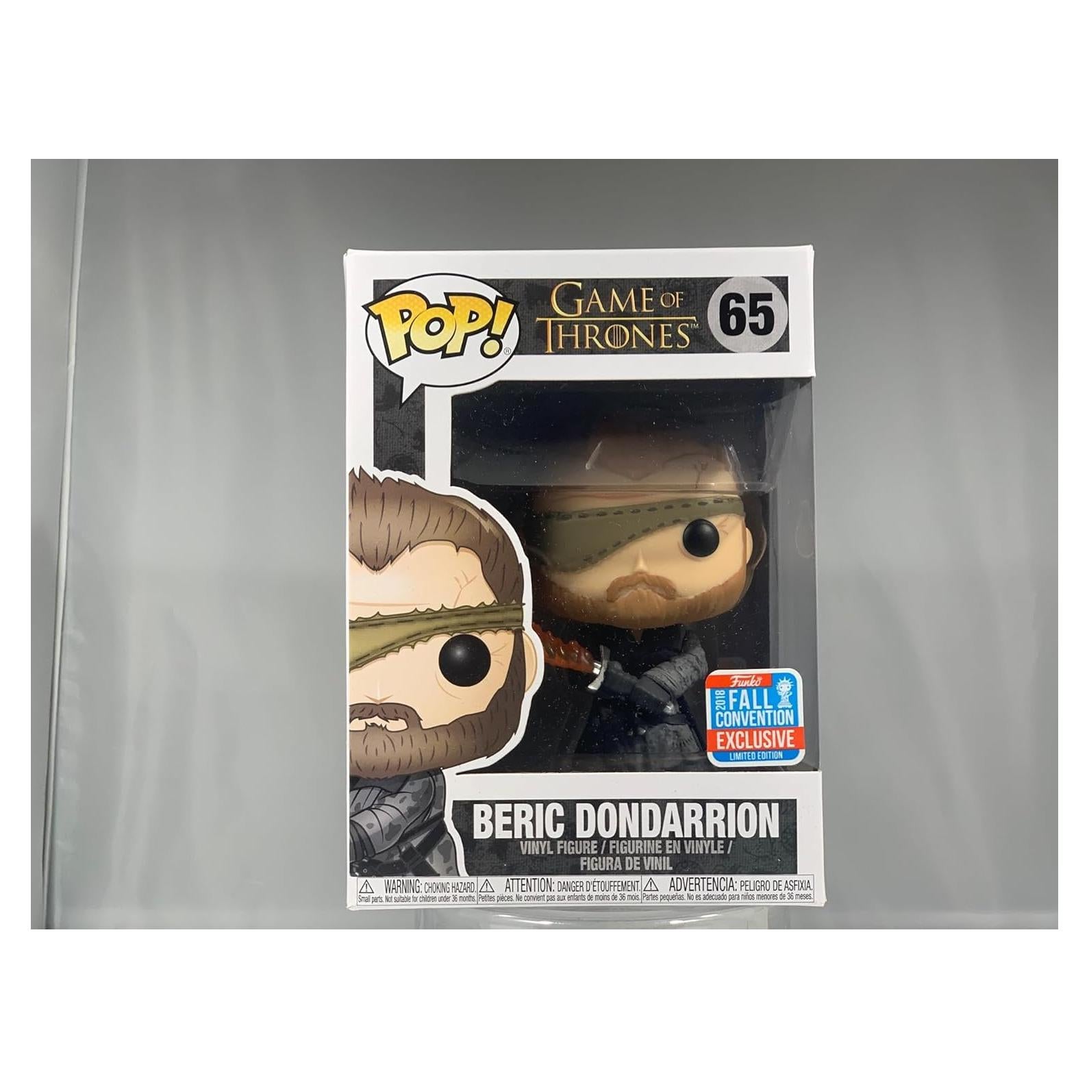 Funko POP! Juego de Tronos Beric Dondarrion con Espada