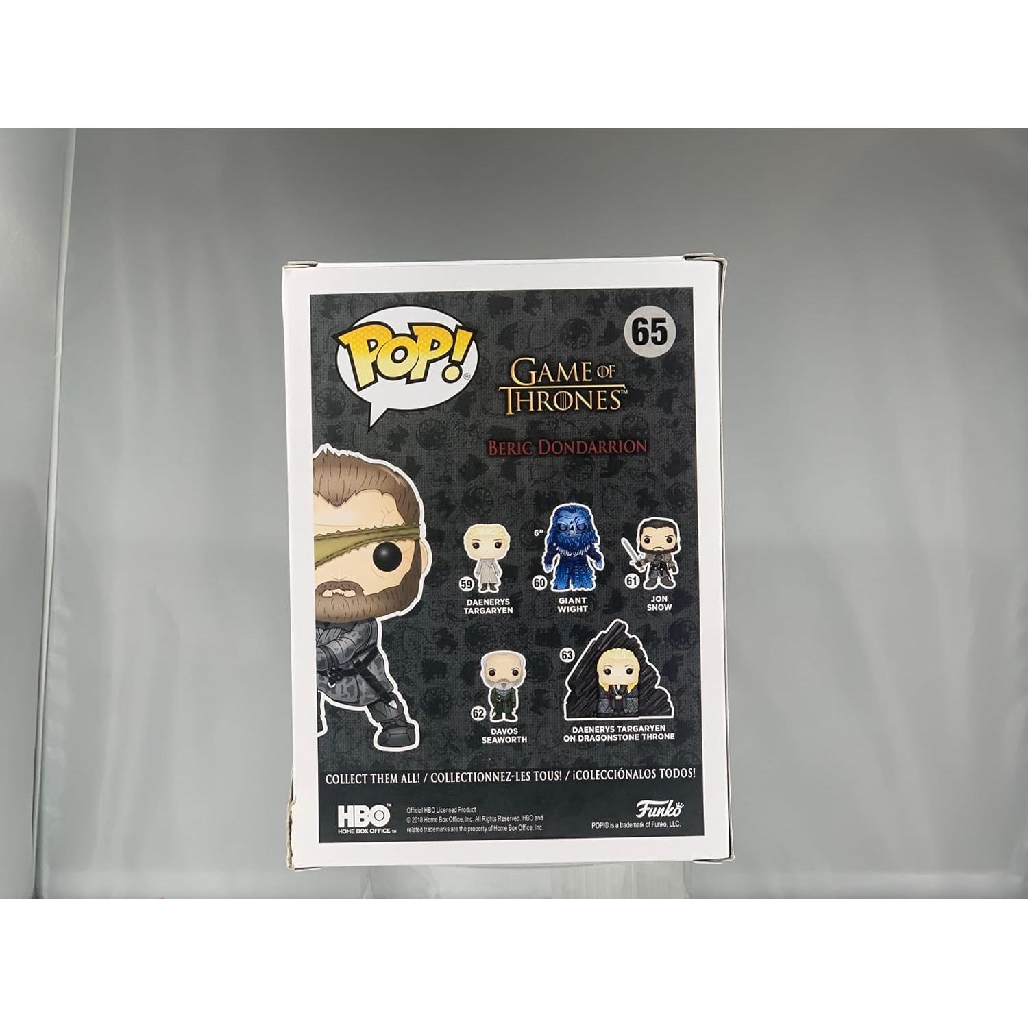 Funko POP! Juego de Tronos Beric Dondarrion con Espada