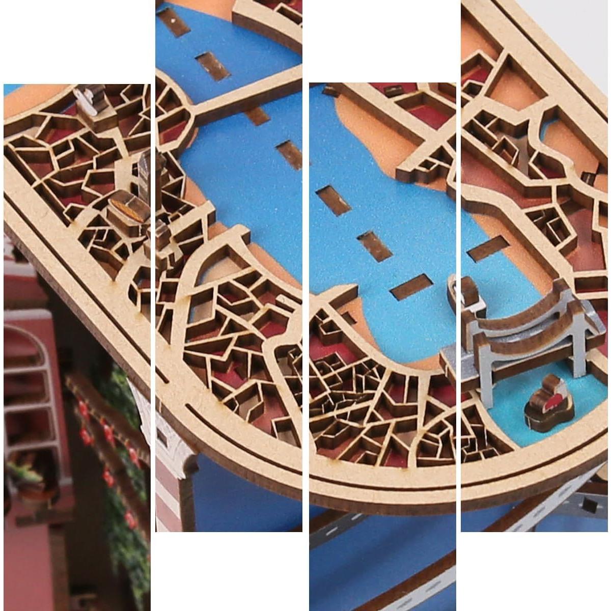 Kit de Rincón de Libros DIY Insgen Estambul 20x7.6x25.4cm