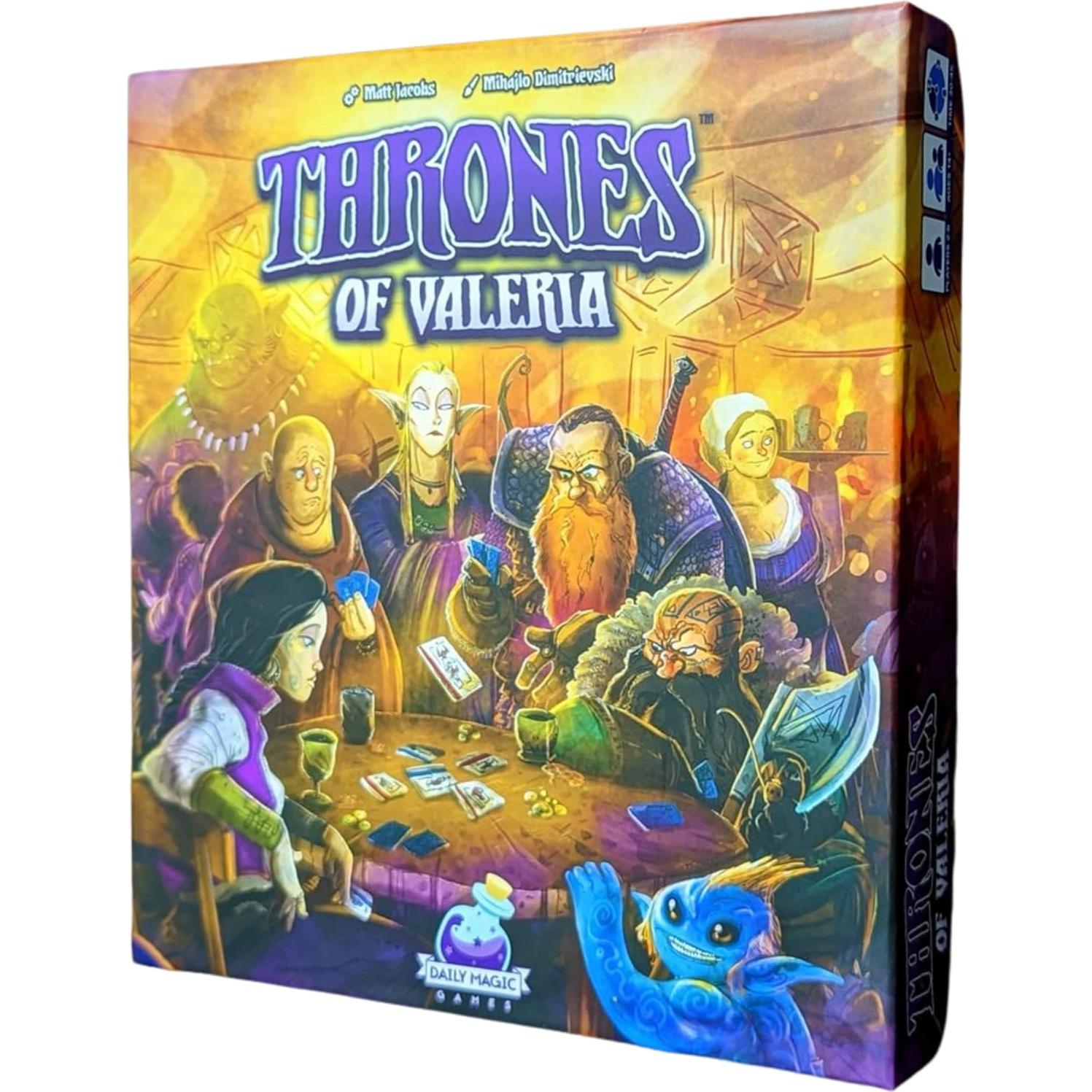 Juego de Cartas Tronos de Valeria - Estrategia para 3-6 Jugadores
