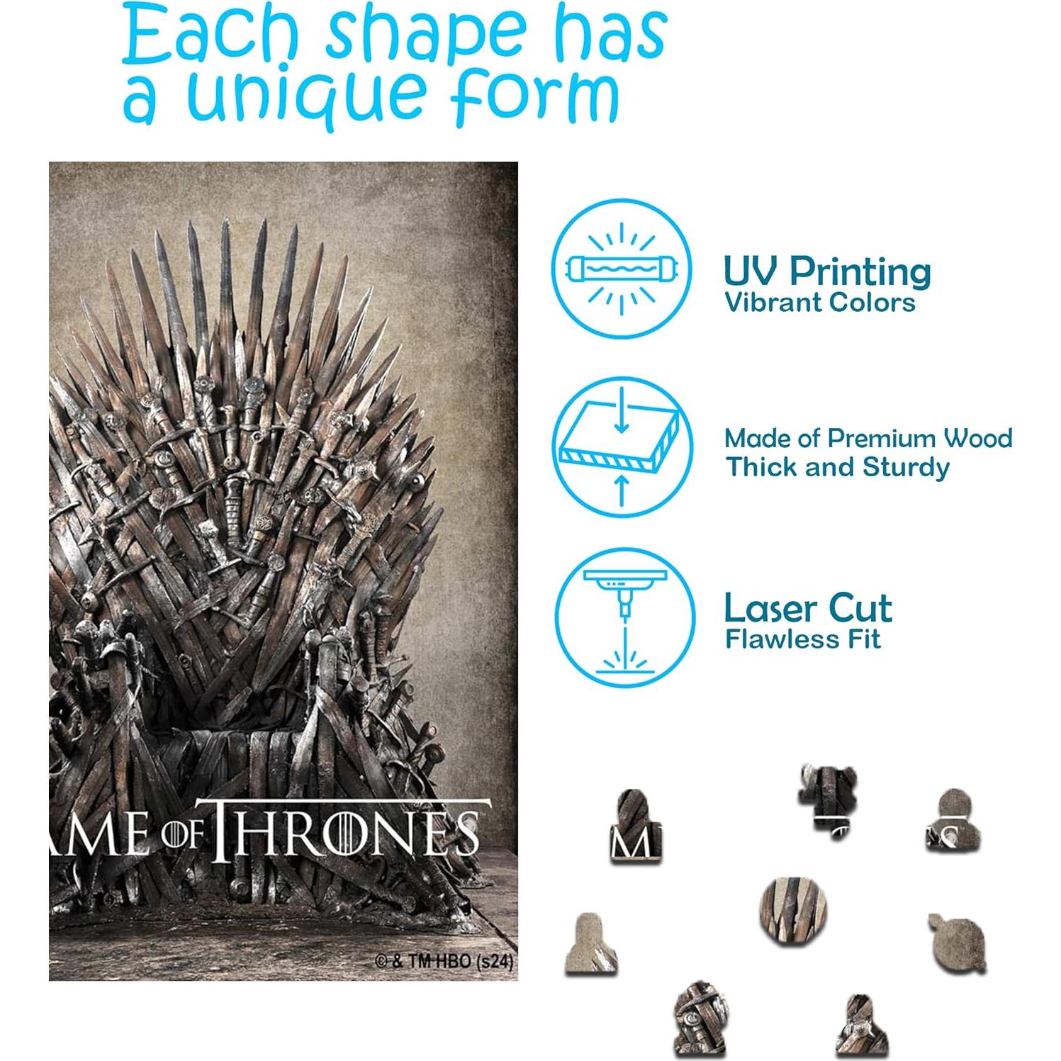 Rompecabezas de Madera Game of Thrones A3 309 Piezas