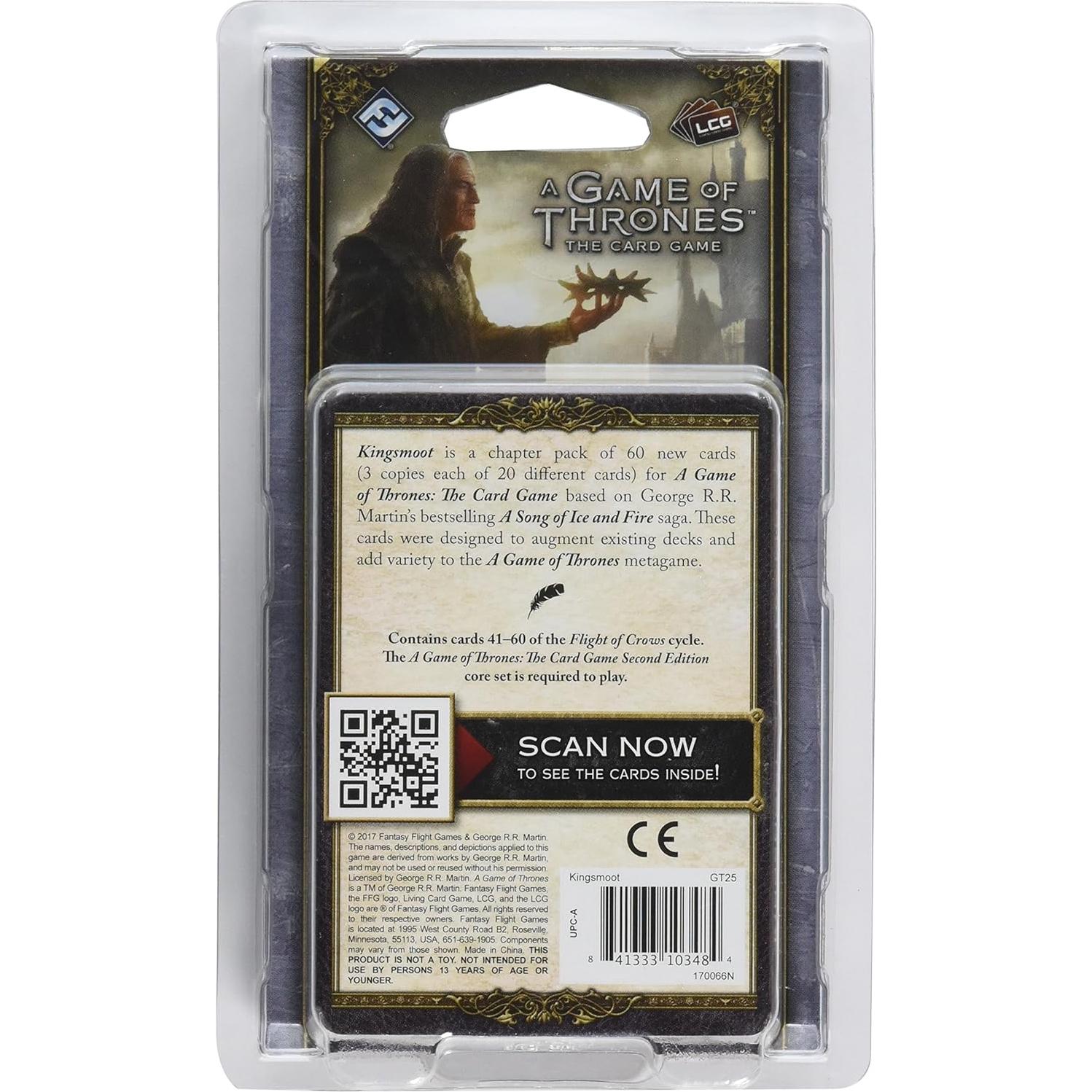 Juego de Tronos LCG Segunda Edición Kingsmoot - 60 Cartas Nuevas