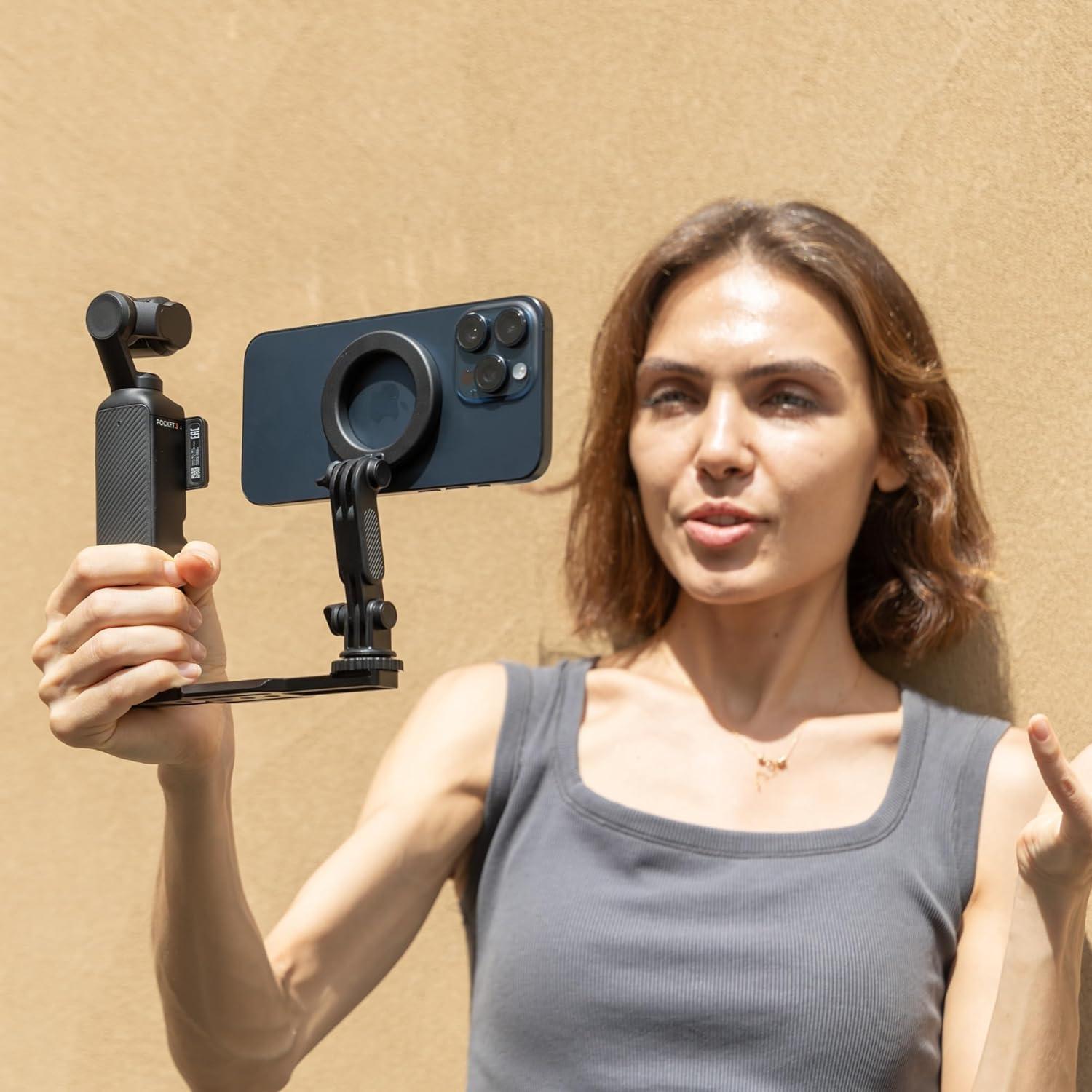 Soporte Magnético para Teléfono DJI Osmo Pocket 3 Ajustable