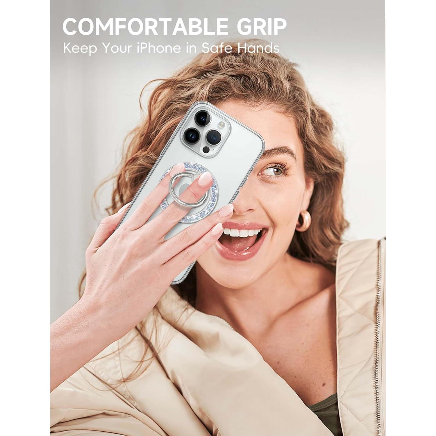 Soporte Magnético para iPhone KOLIYALIC Brillo Plateado