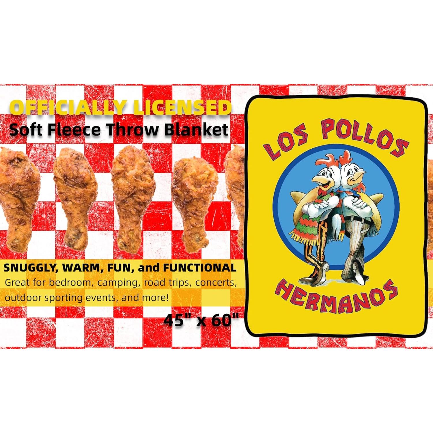 Manta de lana Los Pollos Hermanos Breaking Bad 114x152 cm