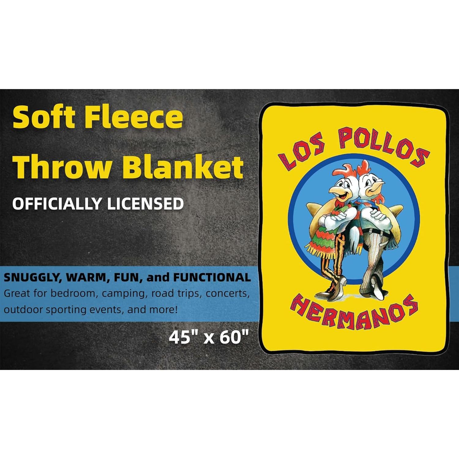 Manta de lana Los Pollos Hermanos Breaking Bad 114x152 cm