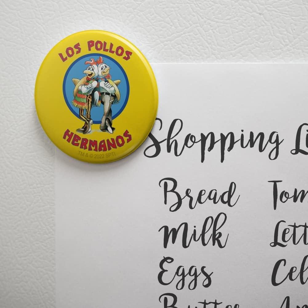 Imán de Botón Breaking Bad Los Pollos Hermanos 7.6cm
