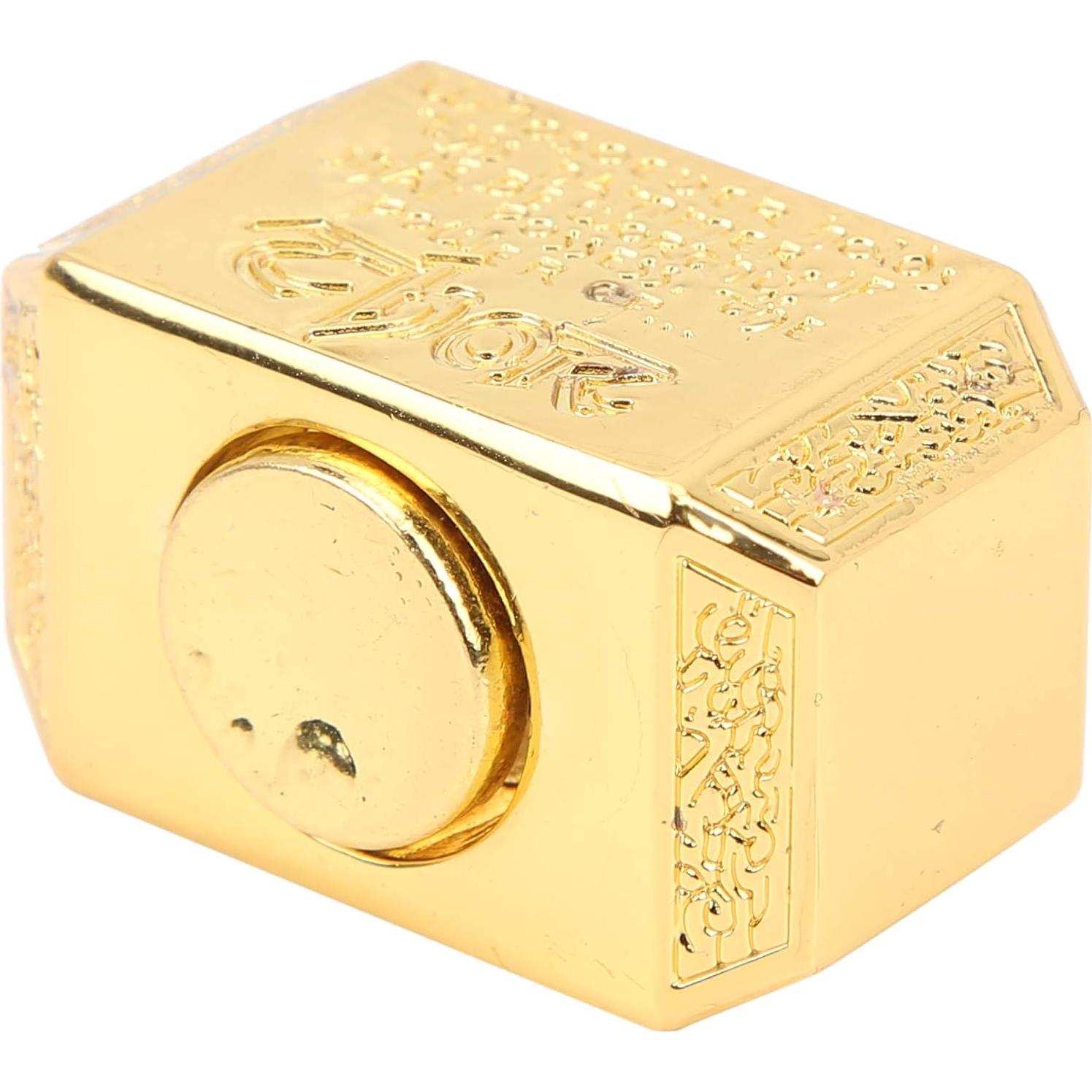 Juguete Antiestrés Punta de Dedo NUMNBE Martillo Oro 7x3.5cm