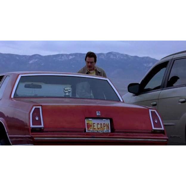 Conjunto de 5 Réplicas Placas Licencia Autos Breaking Bad OPO 10