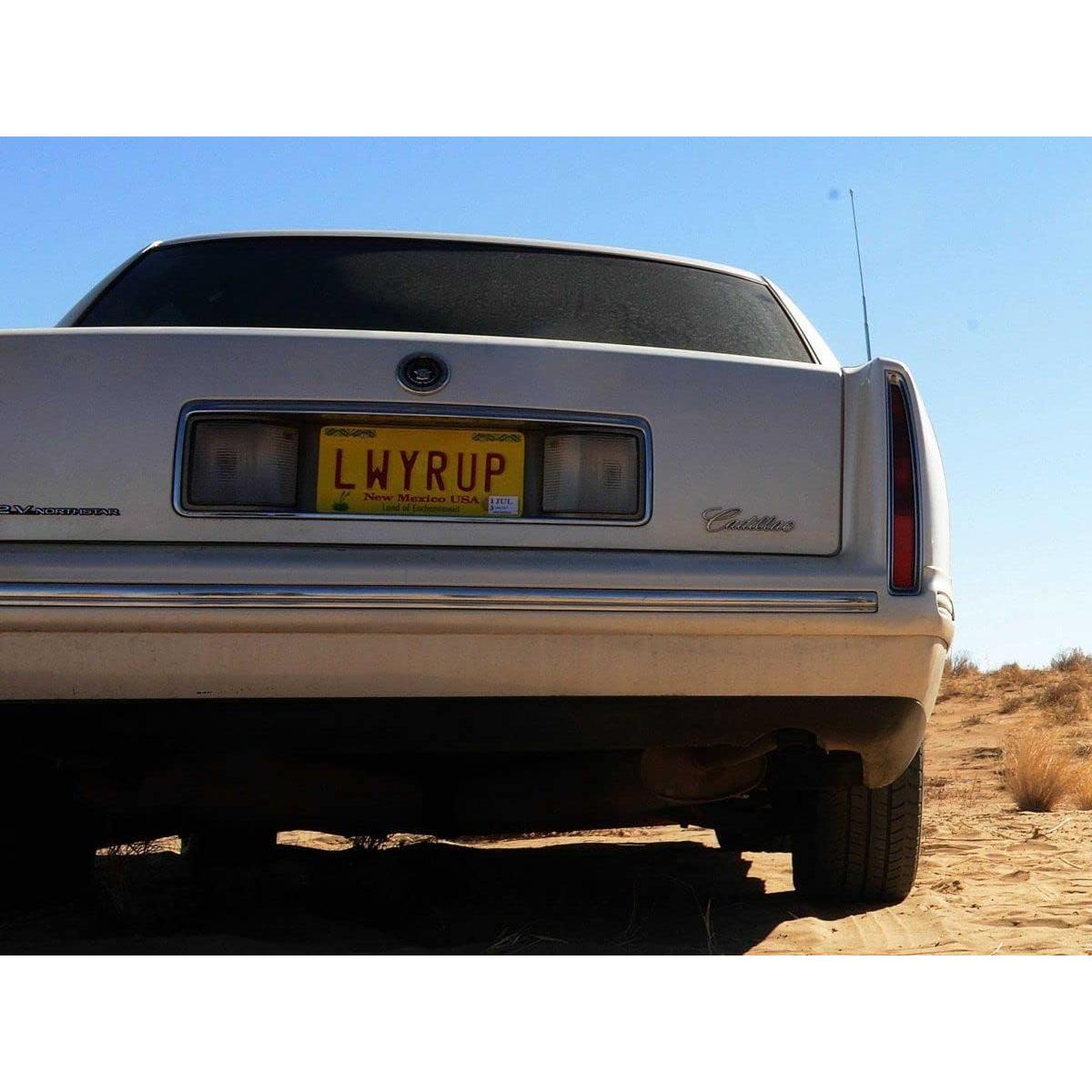 Conjunto de 5 Réplicas Placas Licencia Autos Breaking Bad OPO 10