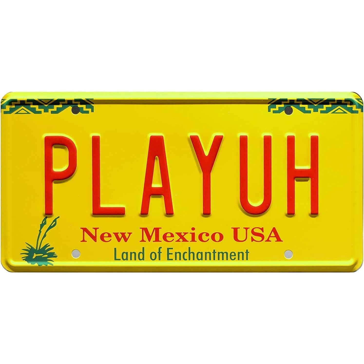 Conjunto de 5 Réplicas Placas Licencia Autos Breaking Bad OPO 10