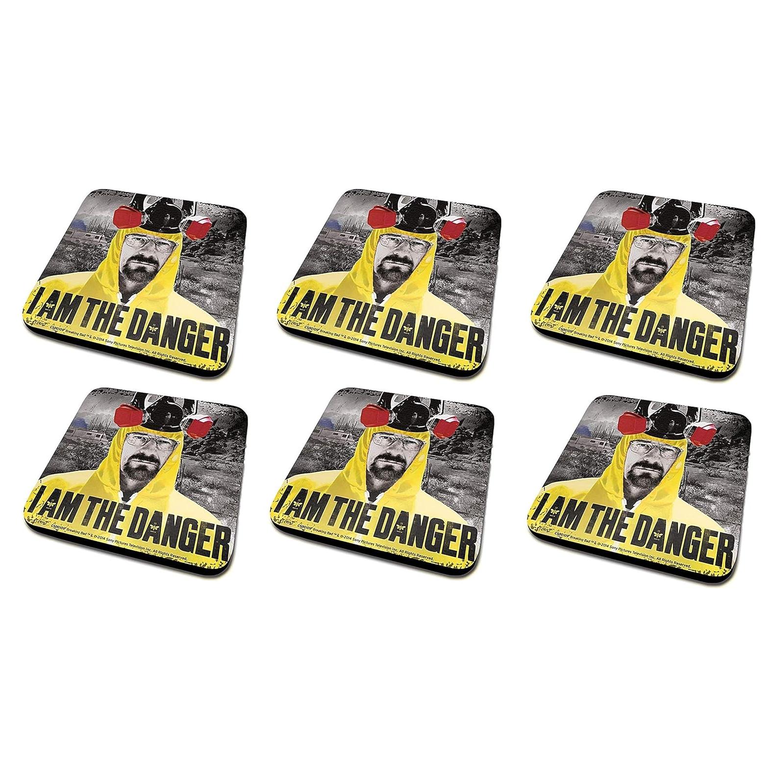Juego de 6 Posavasos Breaking Bad - Walter White - 10x10cm
