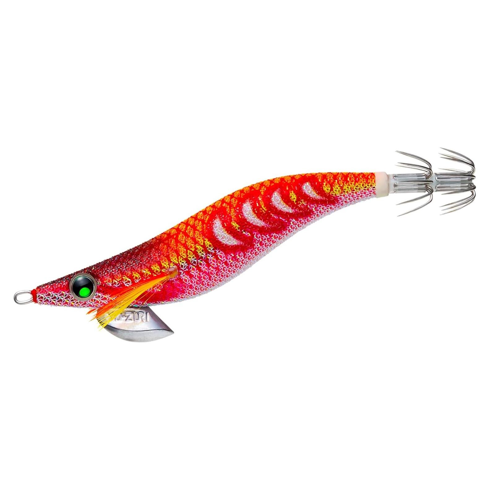 Señuelo de Pesca Duel Aoli Q No. 3.5 Rojo Naranja