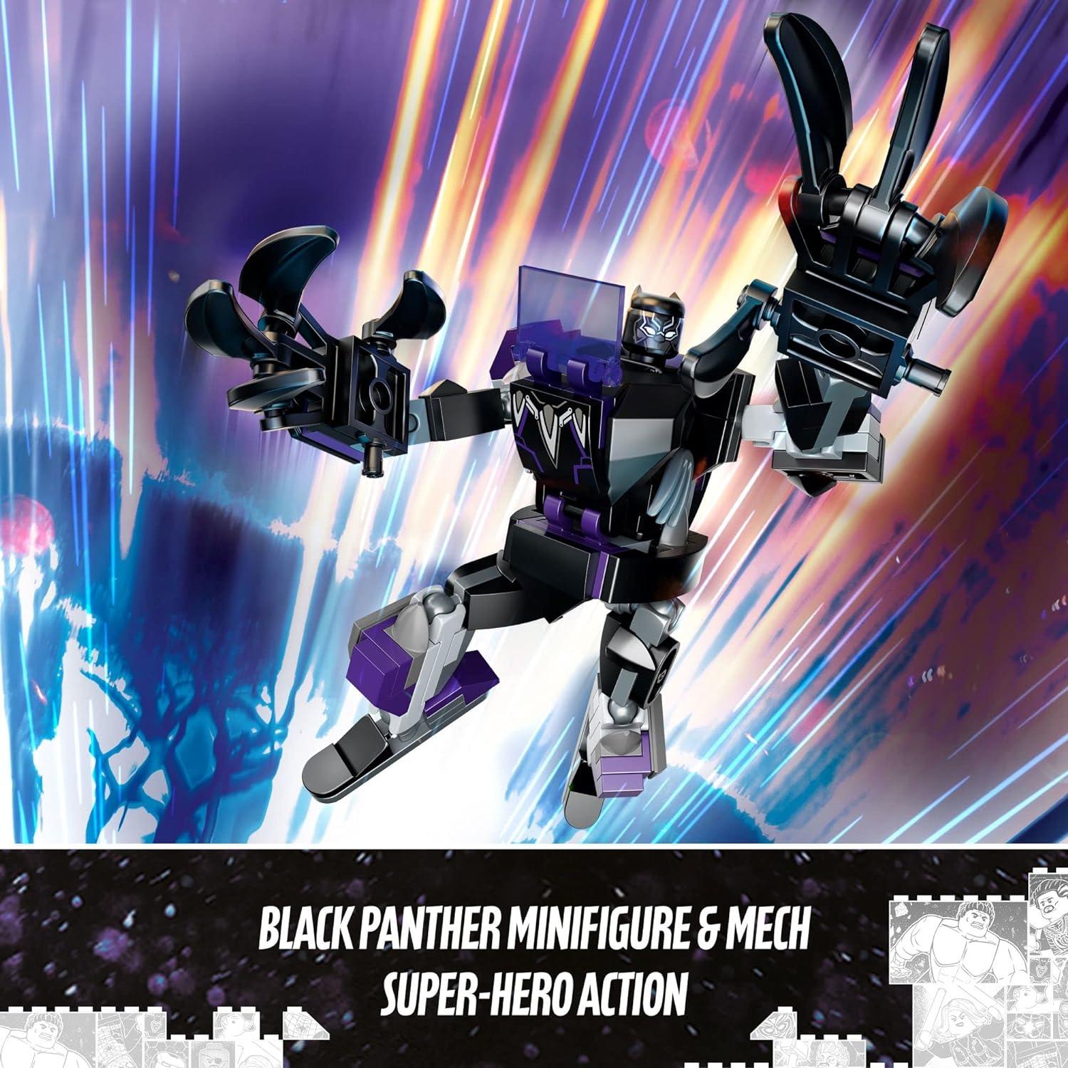 LEGO Marvel Mech Black Panther 76204 - 124 Piezas para Niños 7+