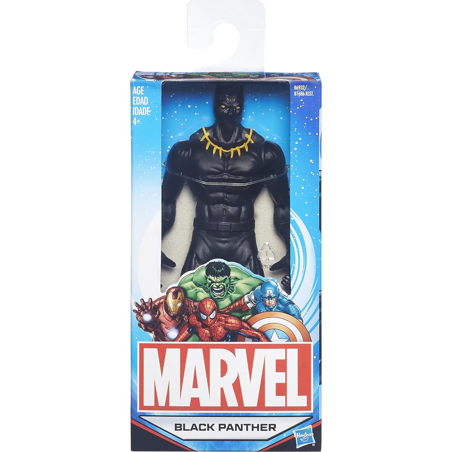 Figura de Acción Marvel Pantera Negra 15 cm Hasbro