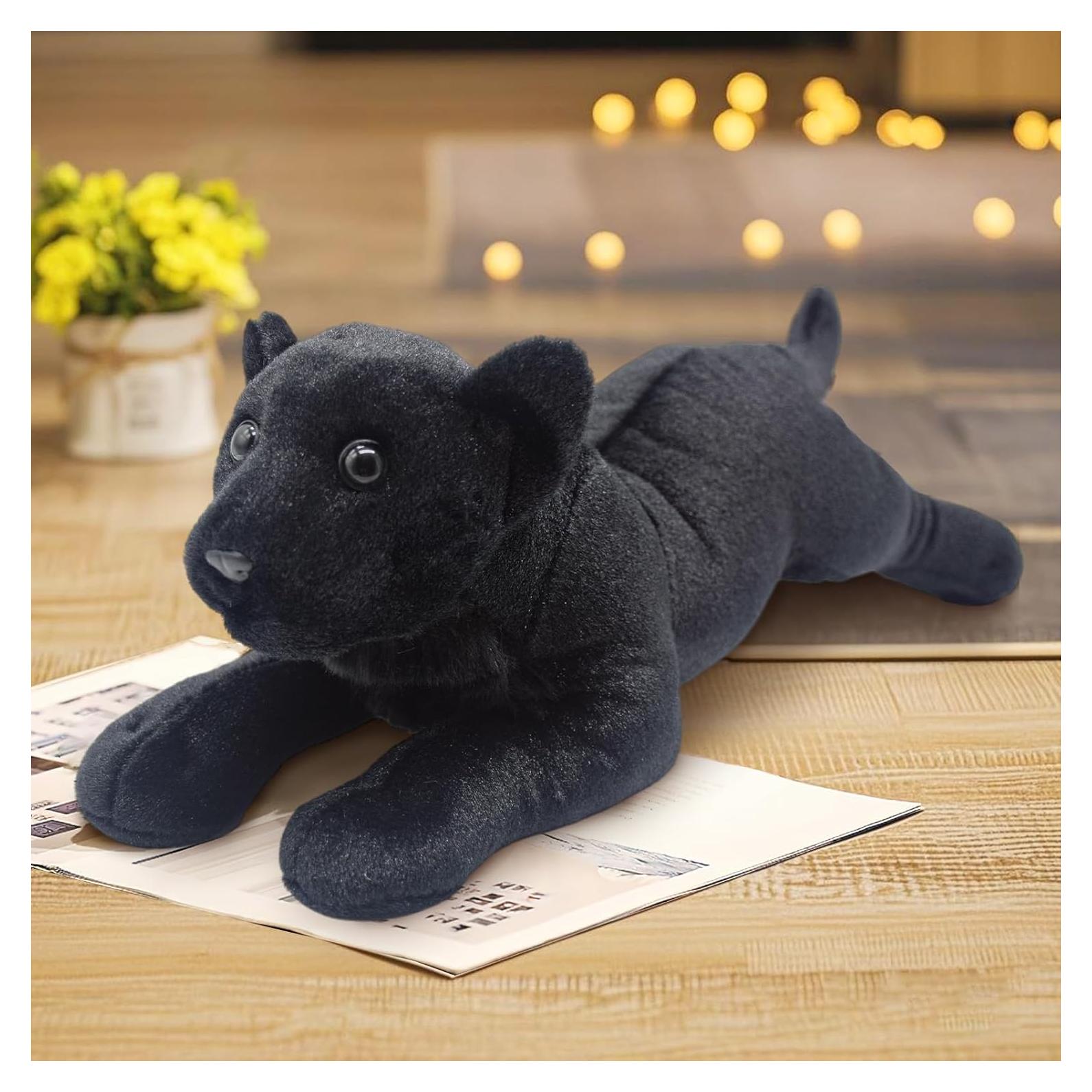 Animal de Peluche Pantera Negra Gisqis 40x18x20 cm
