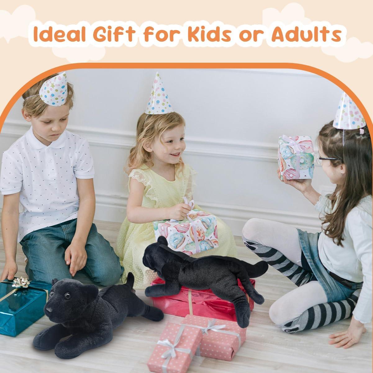 Animal de Peluche Pantera Negra Gisqis 40x18x20 cm