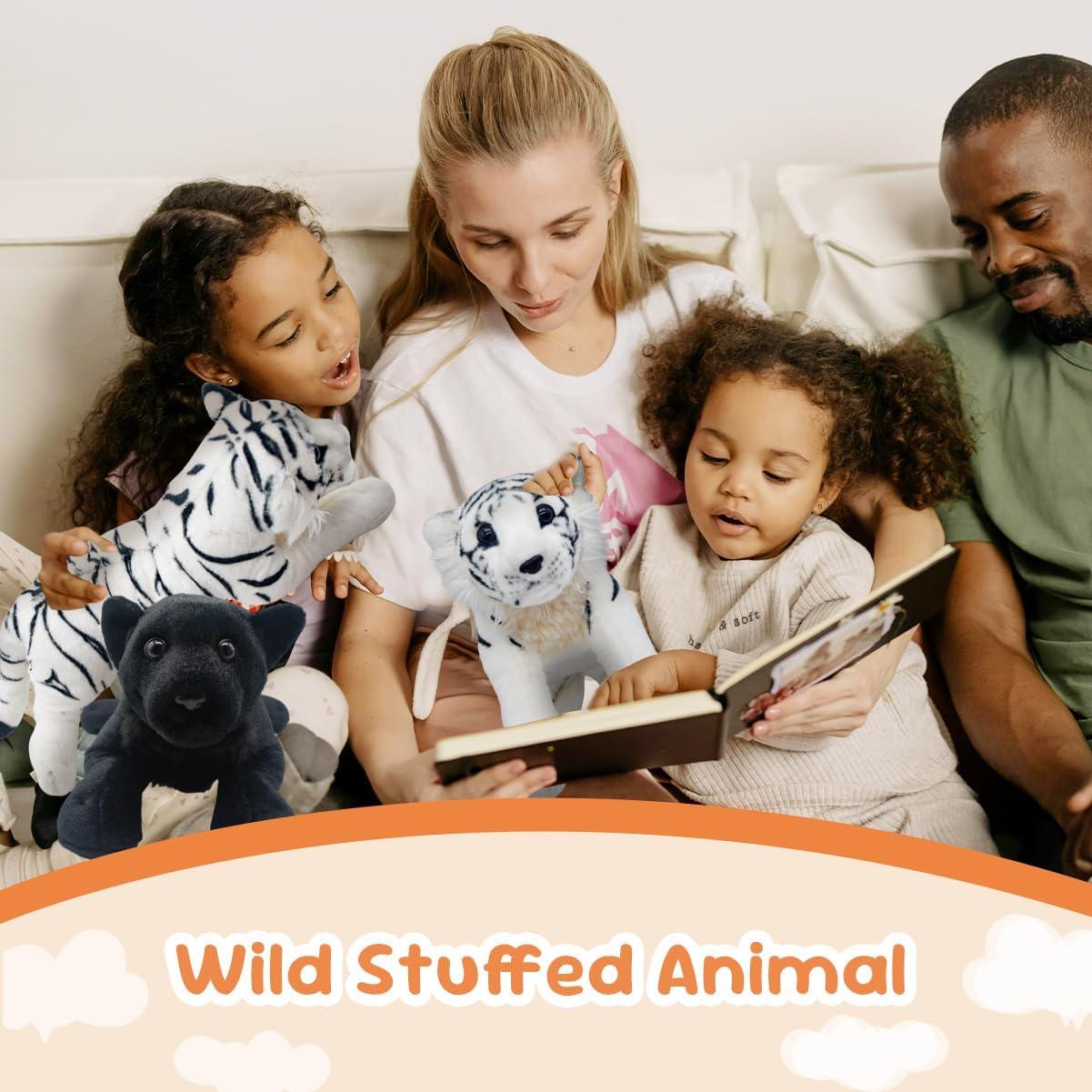 Animal de Peluche Pantera Negra Gisqis 40x18x20 cm