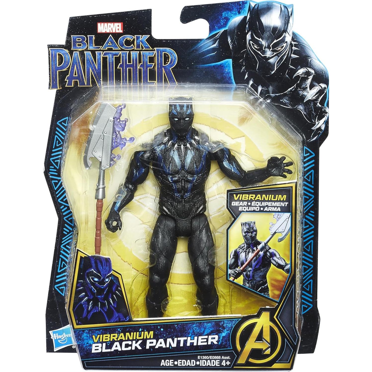 Figura Pantera Negra Traje de Vibranio 16.5 cm Hasbro