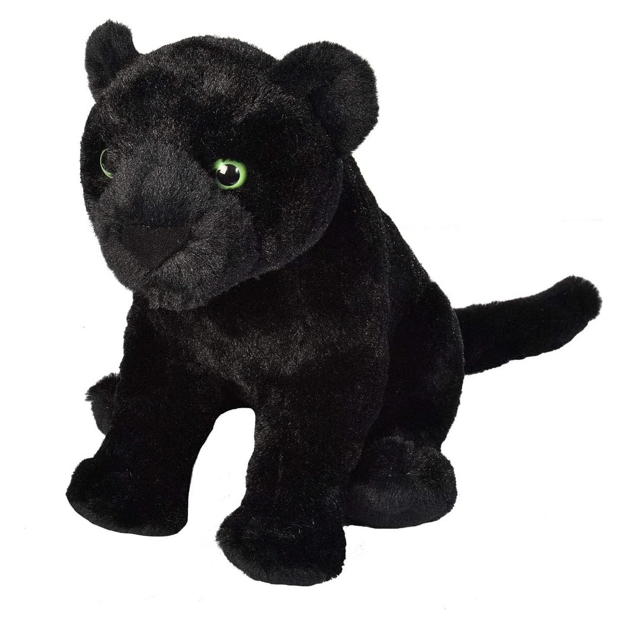 Jaguar Negro de Peluche Wild Republic 30 cm Relleno Ecológico