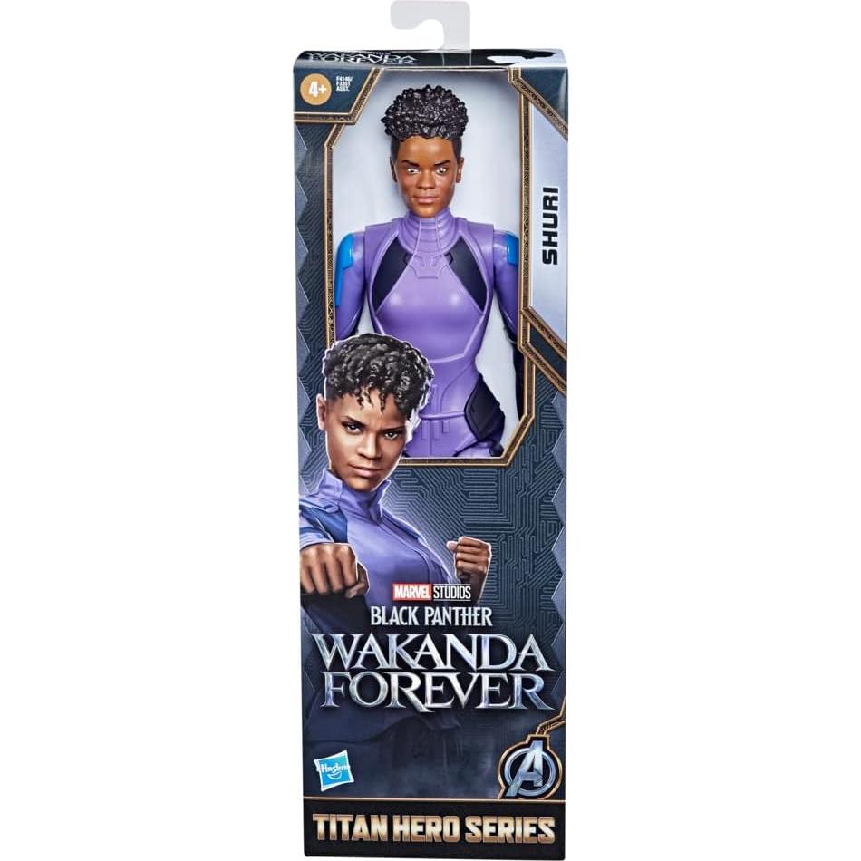 Figura de acción Shuri Marvel Titan Hero 30.5 cm para niños