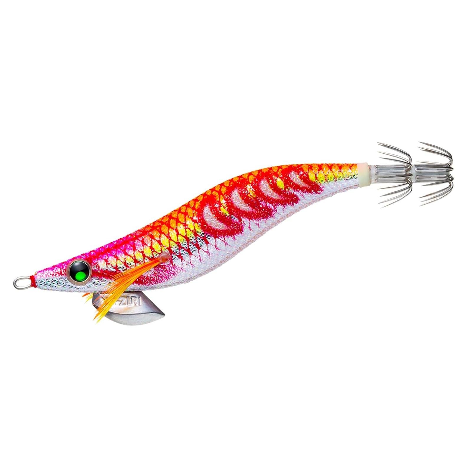 Duel Egi Aoli Q 3.5 Naranja Plateado para Pesca