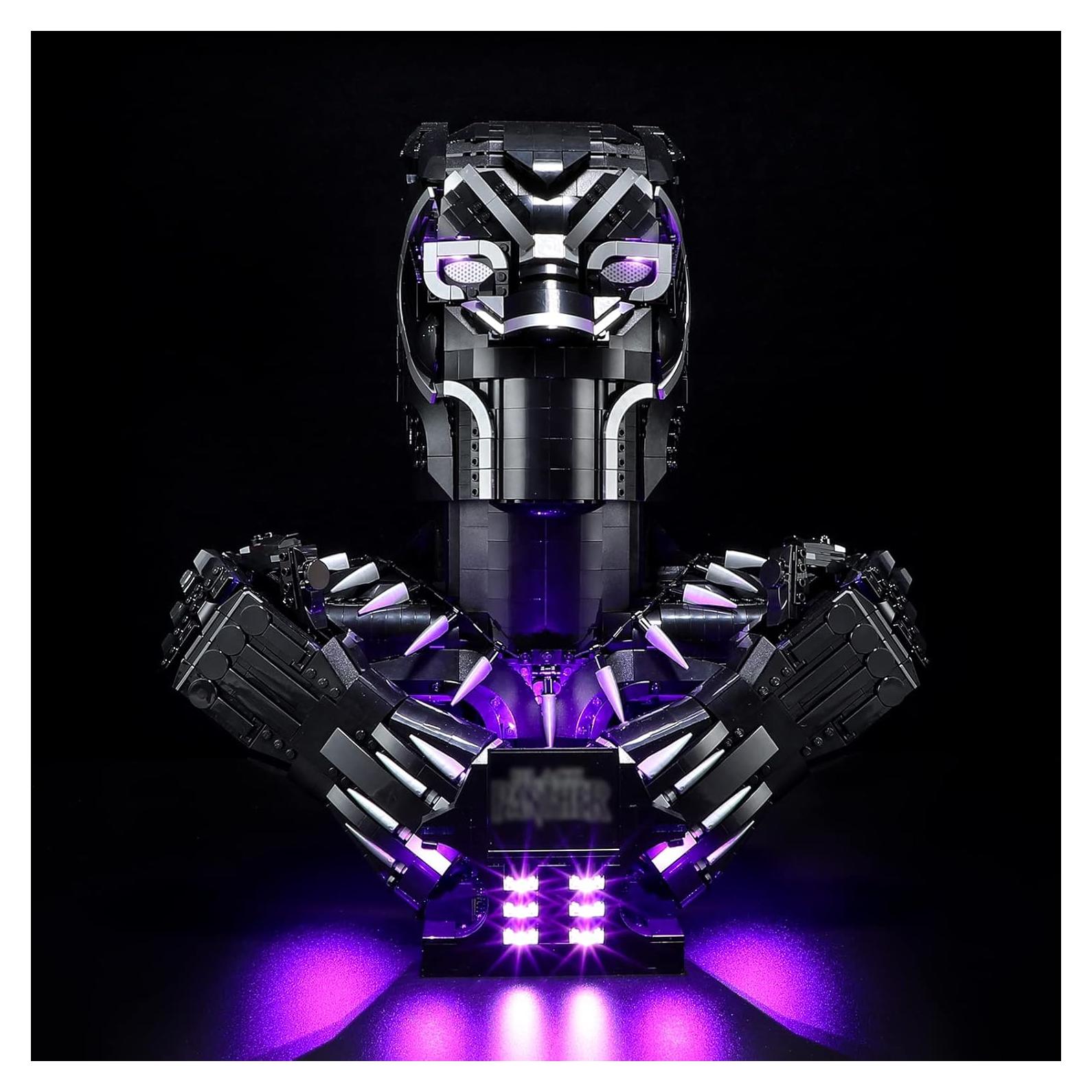 Kit de Luz LED YEABRICKS para Lego 76215 Marvel Black Panther