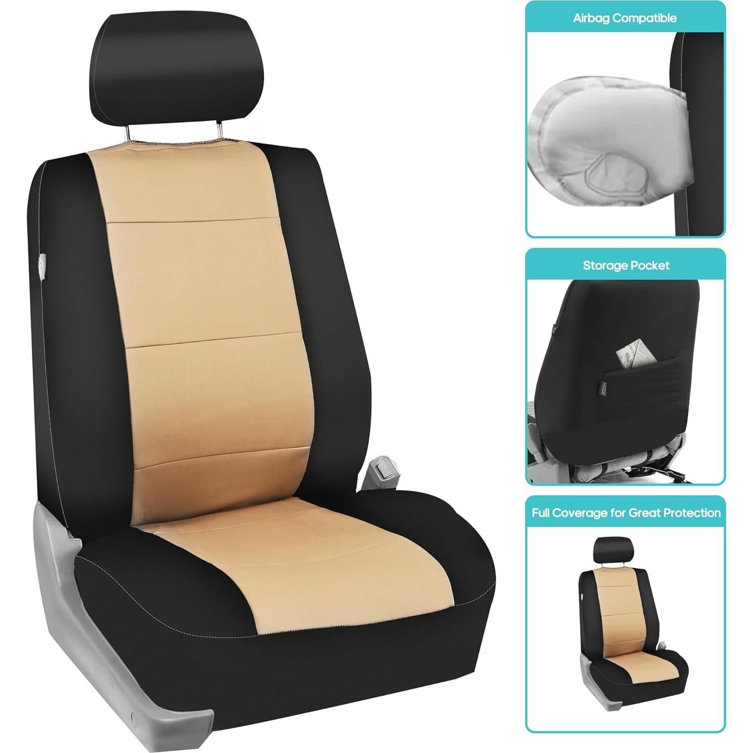 Funda de Asiento Completa FH Group Neopreno Impermeable 7 Asientos